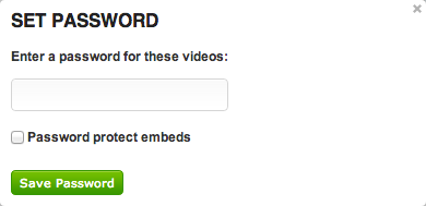 Make a video hosted on SproutVideo password protected