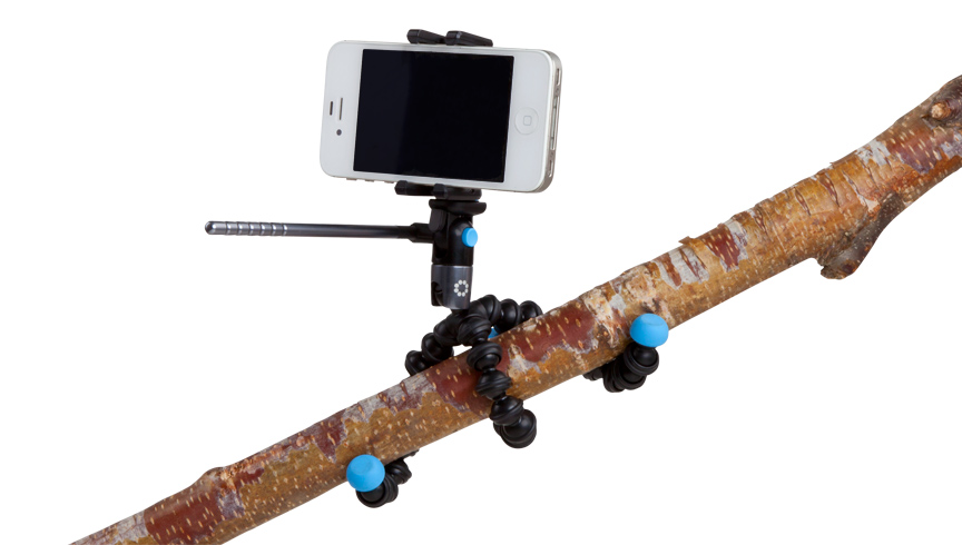 Easy to use tripod for video production with smart phones for videos hosted on the web