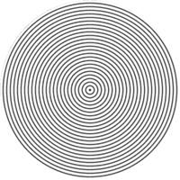 The Moire effect on film