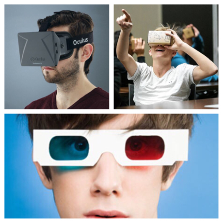 Different Headsets for Virtual Reality and 360 Video